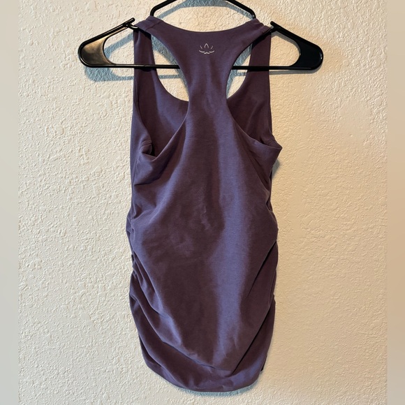 Spacedye Bases Covered Maternity Tank in Purple Haze - Picture 3 of 4